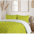 thumbnail image 6 of Ambesonne Abstract Duvet Cover Sets, Summer Modern Creative, 2-King, Yellow Green and Sea Blue, 6 of 7