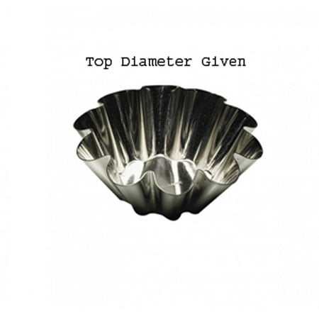 Brioche Mold - Gobel Heavy-Tinned-Steel Fluted Brioche Mold 2-1/4