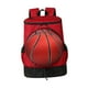 thumbnail image 2 of Mochila de baloncesto informal con compartimento para zapatos para ir de compras, fitness y viajes Rojo Negro M Infantil, 2 of 8