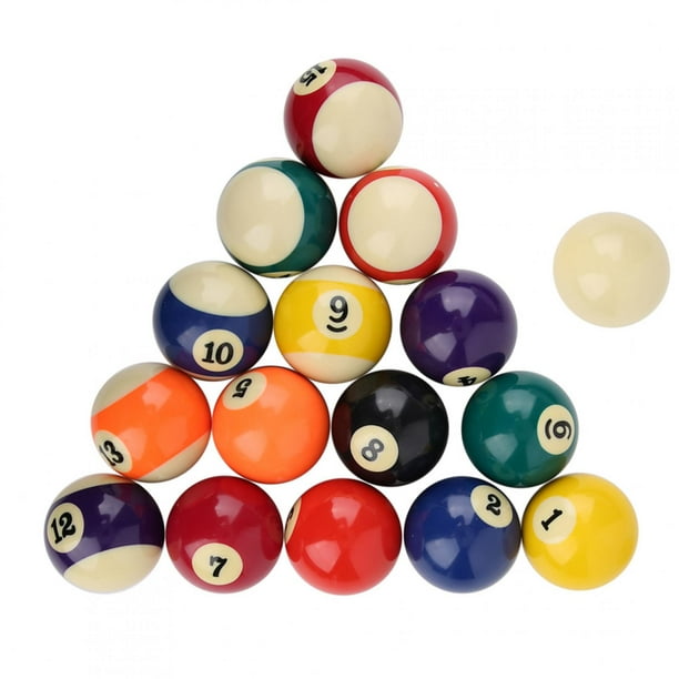 Acheter Jeu de boules de Table de billard pour enfants, 25MM/38MM, petites  boules de queue de billard en résine, ensemble complet