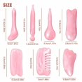 thumbnail image 2 of Ensemble de 7 Pcs Planche de Massage en Résine Gua Sha Outil Résine Massage Soins de la Peau Ensemble d'Outils Guasha Anti-Rides Soins de Santé Outils de Beauté, 2 of 10