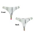 thumbnail image 3 of Balery Vintage Wood with Floral Tangas de Algodón para Mujer con Estampado – Ropa Interior Sexy, Transpirable, G-string-X-Small, 3 of 6