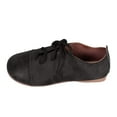 thumbnail image 2 of IUJSOY Womens Suede Lace up Flat Oxfords Classic Retro Round Cap Toe Soft Walking Driving Shoes, 2 of 9