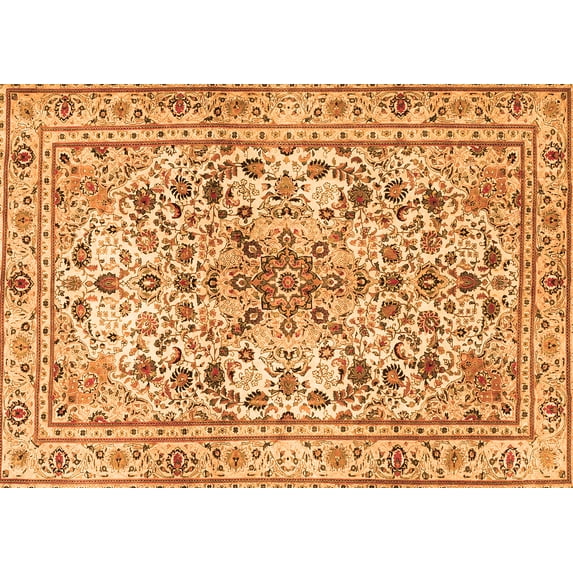 Ahgly Company Indoor Rectangle Persian Orange Traditional Area Rugs, 3' x 5'