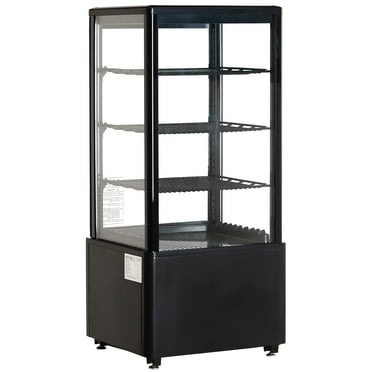 KFFKFF Refrigerated Display Case Bakery Display Fridge Case 3 cu ft/85L 3-Tier