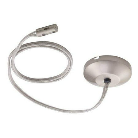 WAC Lighting LMPCS48BN Cable Power Feed, Brushed Nickel Finish