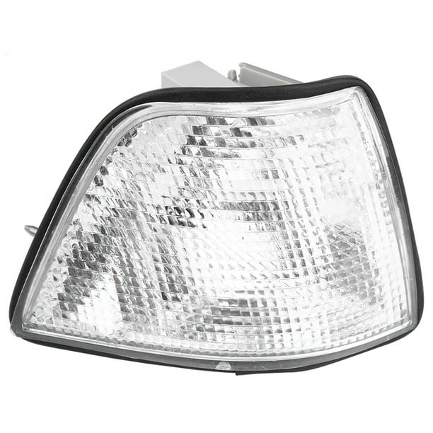 Corner Warning Light Shell,Pair of White Corner Warning Light Cover