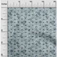 thumbnail image 1 of oneOone Cotton Cambric Light Gray Fabric Floral & Texture Craft Projects Decor Fabric Printed By The Yard 42 Inch Wide, 1 of 4
