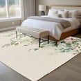 thumbnail image 4 of 5x7 Area Rugs for Living Room, Sage Green Eucalyptus Leaves Non Slip Area Rugs for Kitchen Bedroom Entryway, Weeping Floral Summer Botanical Washable Carpet Runner Rug Floor Mats for Bedroom, 4 of 8