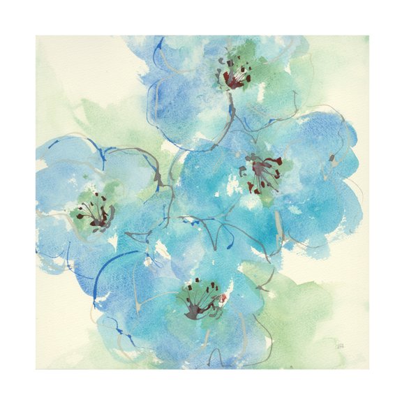 Chris Paschke 'Japanese Quince II' Canvas Art