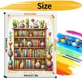 thumbnail image 4 of JYLMOOD DIY Animal Paint by Number for Adults, Easy Painting by Numbers for Gift Home Wall Decor 16x20in without Frame, Colored Canvas - Cute Cactus, 4 of 5