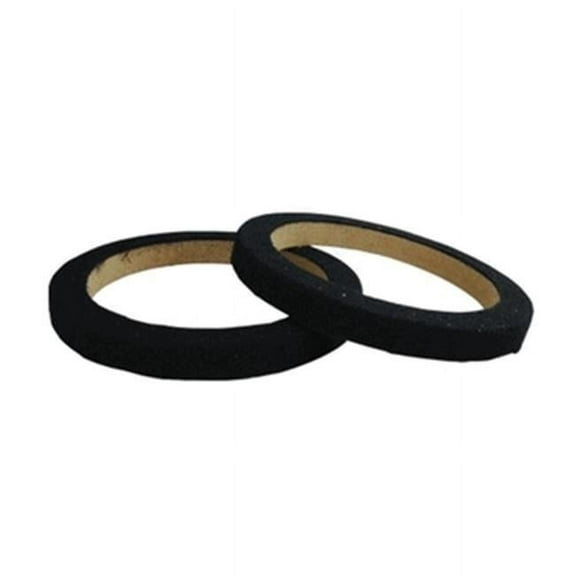 Nippon 6.5 in. Wood Speaker ring with black carpet, Sold in Pairs
