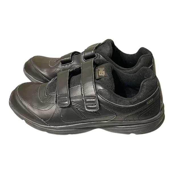 New Balance MW411HBK Men Black 12D Two Strap Shoes Walking Strike Path Sneakers