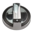 thumbnail image 2 of W10284885 Range Surface Burner Control Knobs Cooktop Knobs Compatible with Whirlpool Gas Range Stove Oven Silver Replacement for WPW10284885 PD00005137 PS11752001 1874811 AP6018699 EAP11752001, 2 of 7