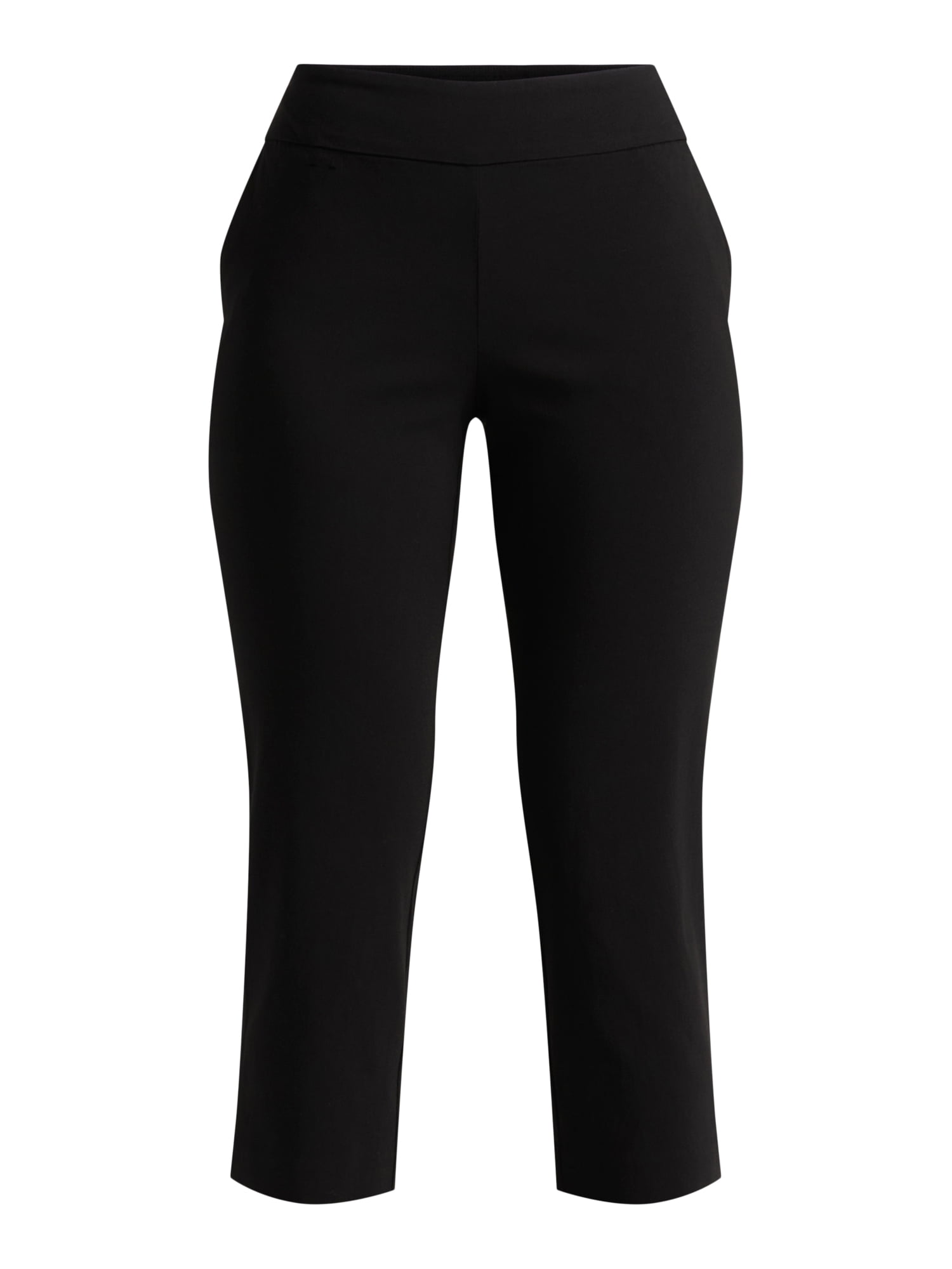The Pioneer Woman Millennium Stretch Capri Pants, 23” Inseam, Sizes S-3X, Women’s