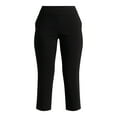 thumbnail image 2 of The Pioneer Woman Millennium Stretch Capri Pants, 23” Inseam, Sizes S-3X, Women’s, 2 of 5