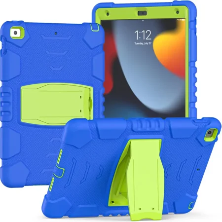 Case for Apple iPad 9.7" 2017/2018 A1822 A1823 A1893 A1954 Air 2 Heavy Duty Kids Cover for iPad Pro 9.7" 2016 A1673 A1674 A1675 Blue iPad 9.7 (2017 2018)
