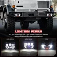 thumbnail image 5 of 5x7 7x6 Inch LED Headlight Replacement for Cherokee XJ 1984 1985 1986 -2001 High Beam/Low Beam - IP67 Waterproof Plug and Play, 5 of 11
