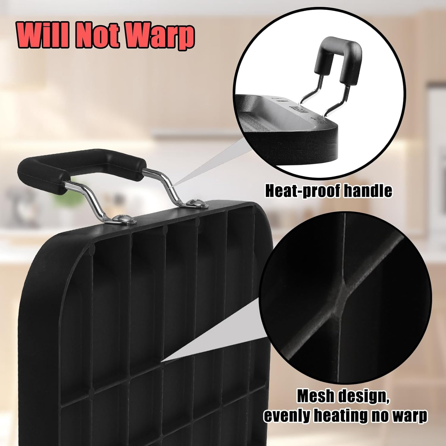 22 Inch Stove Top Griddle Non-Stick Aluminum Grill Pan for Gas Electric Indoor Outdoor Cooking Camping