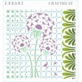 thumbnail image 2 of CrafTreat Dandelion Love Stencil for Painting and Crafting - 6"x6", 2 of 7