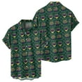 thumbnail image 2 of ChaoLingNeng Men Button Down Shirt Carnival,Men's Button Up Trend Summer Pocket Short Sleeved Shirt,Carnival Printed Fashion Blouse, 2 of 4