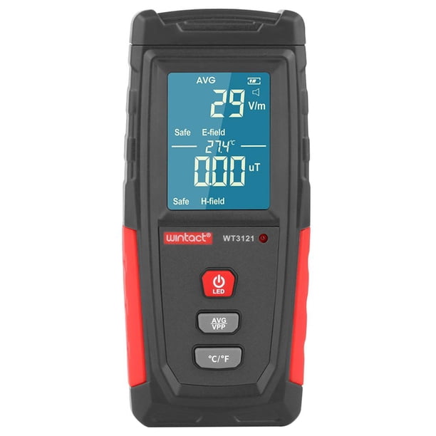 Probador Digital de Detectores de Radiación Electromagnética EMF Sunnimix Probador de radiación EMF