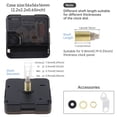 thumbnail image 4 of Clock Movement Mechanism Quartz Clock Battery Operated Silent Seconds Wall Clock Repair Replacement Parts, 4 of 8