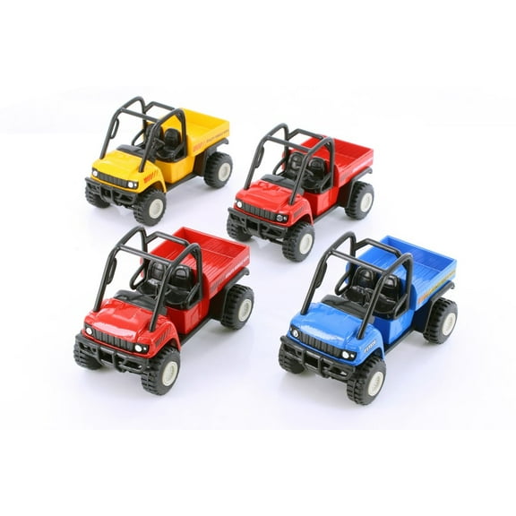 Showcasts Utility Vehicles Diecast Car Set - Box of 12 1/64 Scale Diecast Model Cars, Assorted Colors
