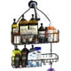 thumbnail image 5 of Organizador de cabezal de ducha, sencillo, para el hogar, acero negro, 5 of 5