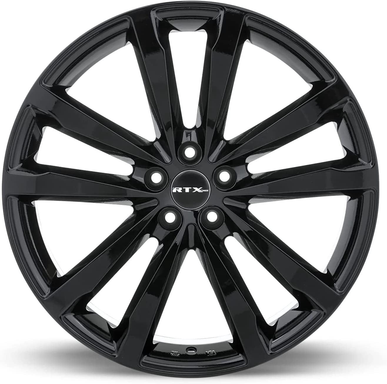 RTX Whitley 19x8.5 5x108 ET38 CB63.4 Gloss Black Wheel