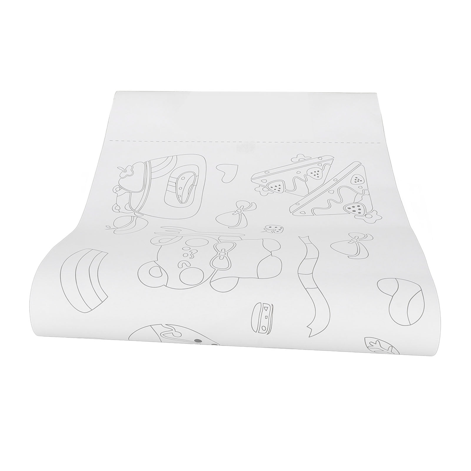 Drawing Paper Roll, Widely Used 32.8ft Length Animal Themed Patterns Coloring Paper Roll For