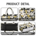 thumbnail image 4 of Large Capacity Tote Bag,Pioneer Flower Floral Print Pattern Handbag Fashion Luxury Tote Bag,15.7"x13"x 5.1" Inches,Laptop Compatible, 4 of 6