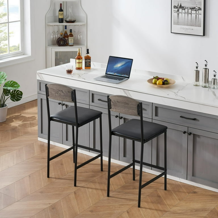 Danolapsi Bar Stools,Set of Bar Upholstered Bar