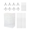 thumbnail image 1 of YEGBONG Insect Protection Netting with Support 20 Inch Protective Bird Barrier Netting Garden Bug Netting for Vegetables Fruits Flowers Greenhouse Plant Protection, 1 of 8