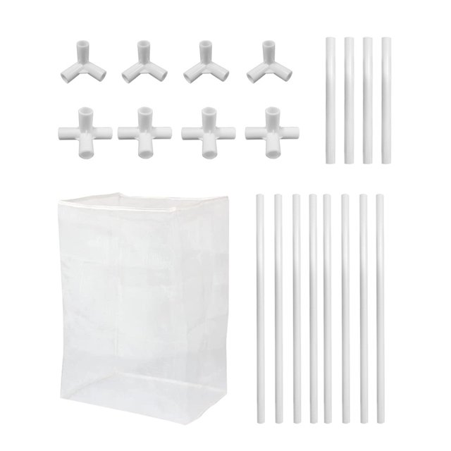 YEGBONG Insect Protection Netting with Support 20 Inch Protective Bird Barrier Netting Garden Bug Netting for Vegetables Fruits Flowers Greenhouse Plant Protection
