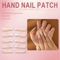 thumbnail image 2 of RAGUPEL 24Pcs Glue on Nails for Women,Diamond-Accented Press on Nails Coffin,Classic Design Nail Tips Square,Stick on Nails for Parties,Gatherings and Photo Shoots,Style3, 2 of 7