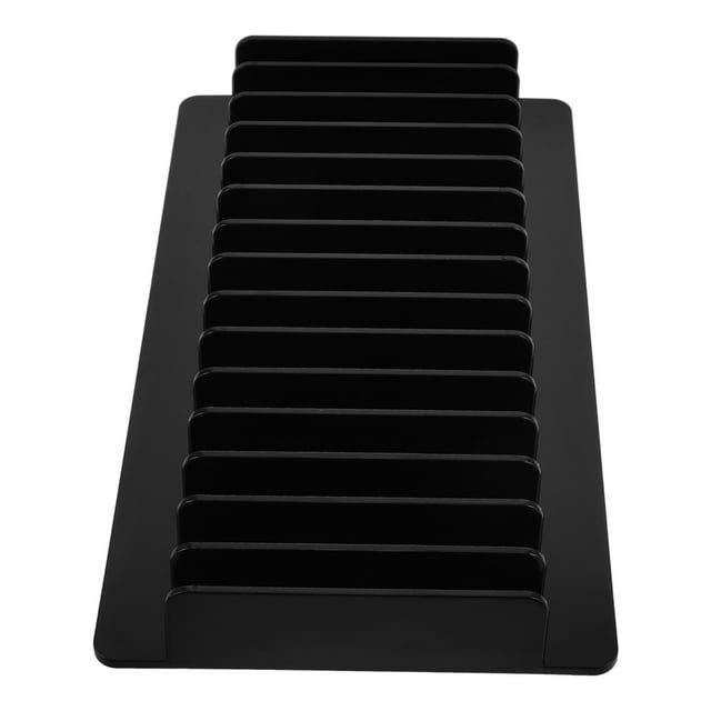 Multi-Slot Mobile Phone Storage Rack for Office and Classroom Desktop Organizer 15-Grid Cell Phone Storage Case for Conference
