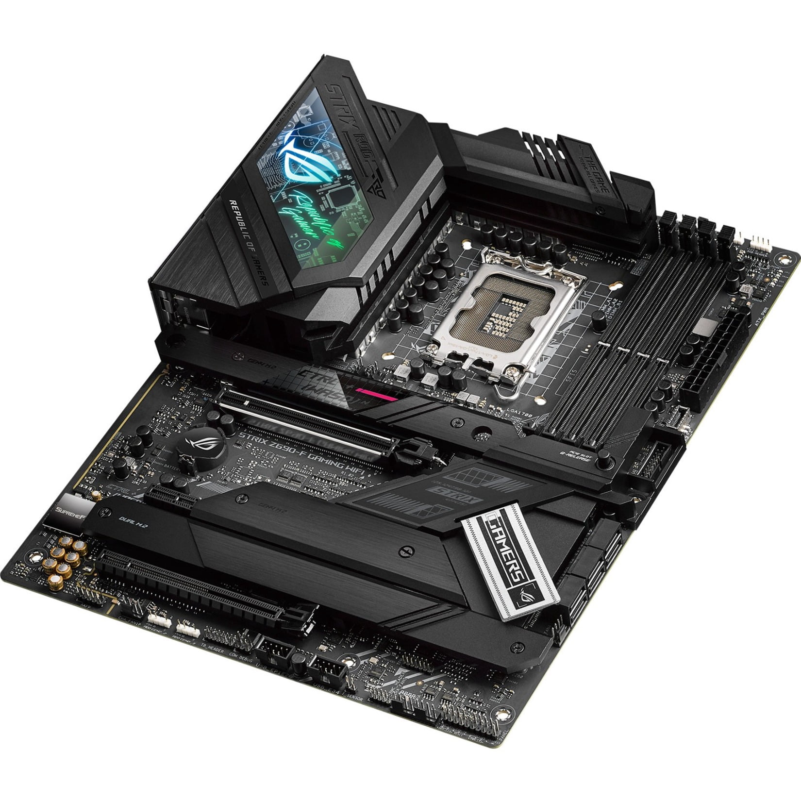 Asus ROG Strix Z690-F GAMING WIFI Desktop Motherboard - Intel Chipset - Socket LGA-1700 - Intel Optane Memory Ready - ATX