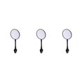 thumbnail image 2 of Transemion Bike Rearview Mirror Mountain Handlebar Wide Angle Wear-resistant Rear Back View Mirror Improving Riding Safety Black 8.5cm 3Set, 2 of 6