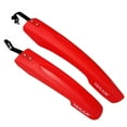 thumbnail image 2 of Juego de guardabarros delanteros y traseros para bicicleta, piezas de ciclismo, protector ajustable de cobertura total rojo, 2 of 8