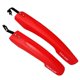 thumbnail image 2 of Juego de bicicletas Guardabarros traseros delanteros Piezas de ciclismo Protector ajustable Cobertura total rojo Zulema Guardabarros de bicicleta, 2 of 8