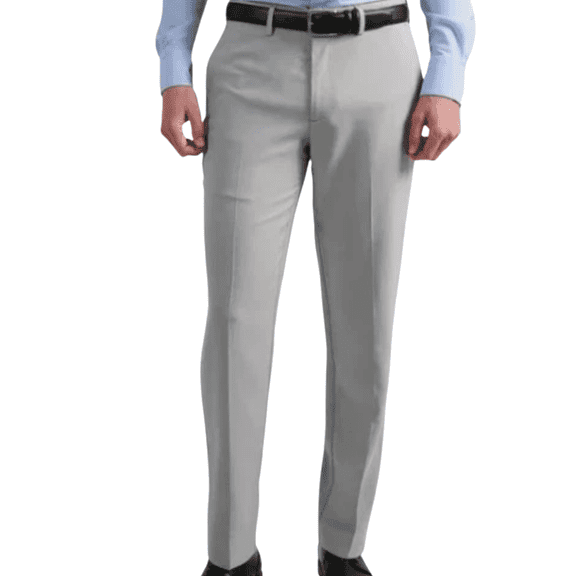 Kenneth Cole Men’s Performance Slim Fit Dress Pants, Gray, Size 36 x 30