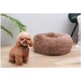 thumbnail image 2 of Modern Soft Plush Round Pet Bed for Cats or Small Dogs, Mini Medium Sized Dog Cat Bed Self Warming Autumn Winter Indoor Snooze Sleeping Cozy Kitty Ted, 2 of 4