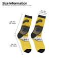 thumbnail image 2 of Rocae Smiling With Sunglasses for Girls Boys Crew Socks,Children's Socks, Kids Socks, Toddler Socks: Daily Wear with Kids School Uniform, 2 of 5