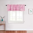 thumbnail image 3 of Christmas Window Valance for Kitchen Living Room, Cowgirls Themed Window Curtain for Bedroom Bathroom, Howdy Windows Valance Rod Pocket Window Treatment Curtain, Christmas Decors, 54" W x 18" L, 3 of 6