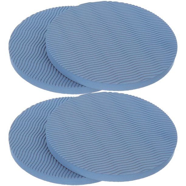 2 pares de rodilleras de yoga, cojines para rodillas de yoga, accesorios de yoga para mujeres y hombres, rodillas y codos.