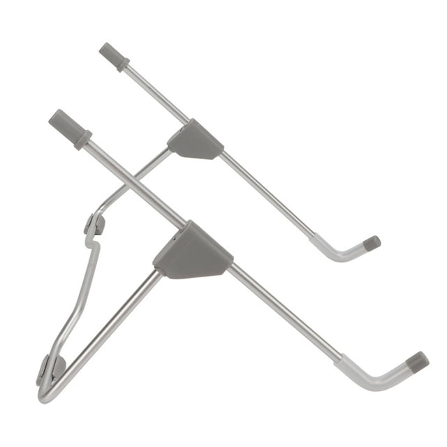 Support de Tablette Réglable, Support Pliable en Aluminium Aviation avec Base en Silicone Antidérapante pour Ordinateur Portable pour Tablette Gris Argenté