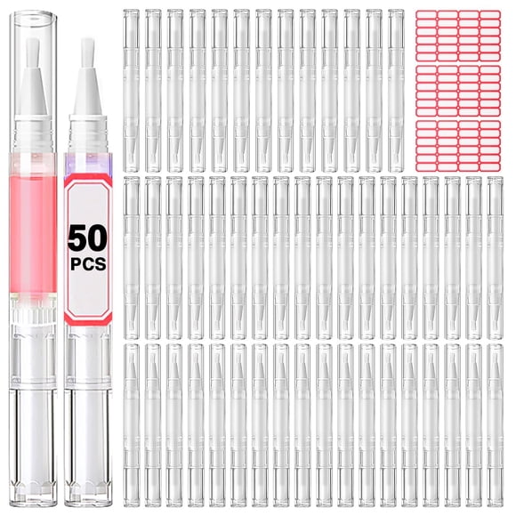 Bolígrafo de uñas DupakSys, 50 unidades, 3 ml, vacío, para cutículas, viaje