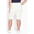 thumbnail image 2 of Avenue Women's Plus Size Butter Denim Pull On Short, 2 of 2