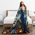 thumbnail image 5 of Jack Skellington Jack and Sally Blanket, Ultra Soft Blanket, Suitable for Beds, Sofas, and Travel, 5 of 8